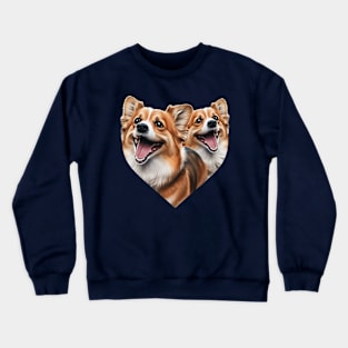 Heartbeats and Woofs Crewneck Sweatshirt